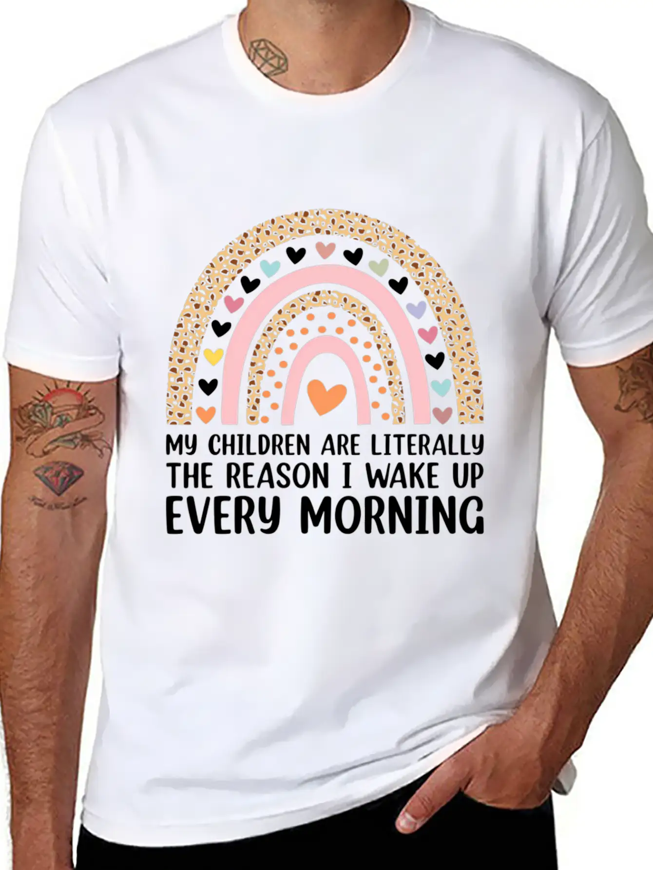 Reason I Wake Up Every Morning Mom Mother Comfortable Minimalist Graphic Tee – Summer Style Essential