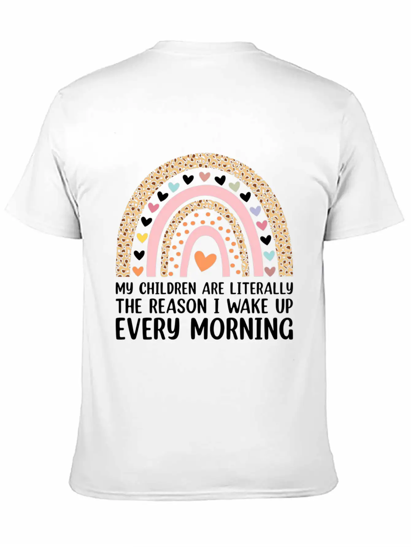 Reason I Wake Up Every Morning Mom Mother Comfortable Minimalist Graphic Tee – Summer Style Essential