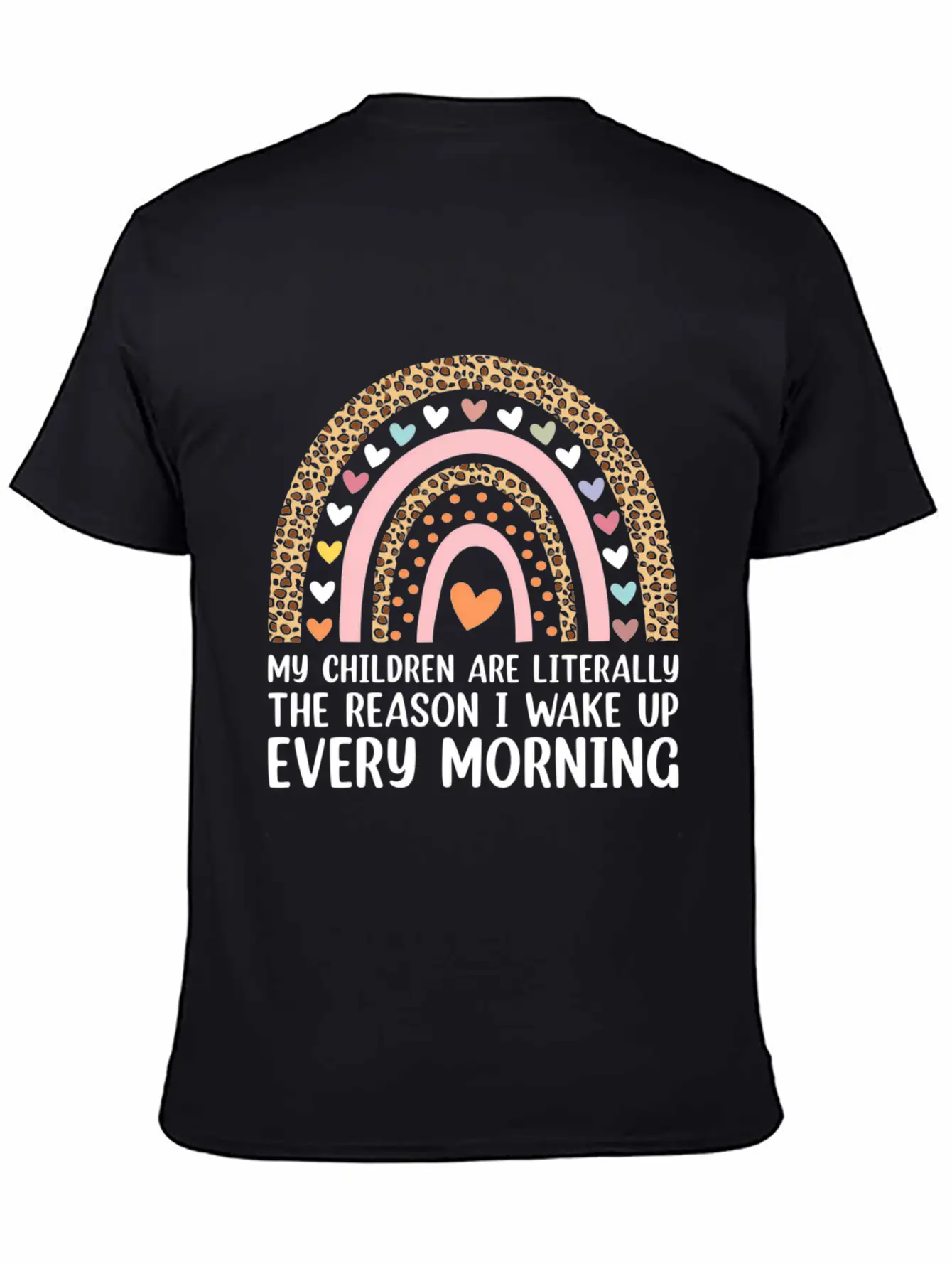 Reason I Wake Up Every Morning Mom Mother Comfortable Minimalist Graphic Tee – Summer Style Essential