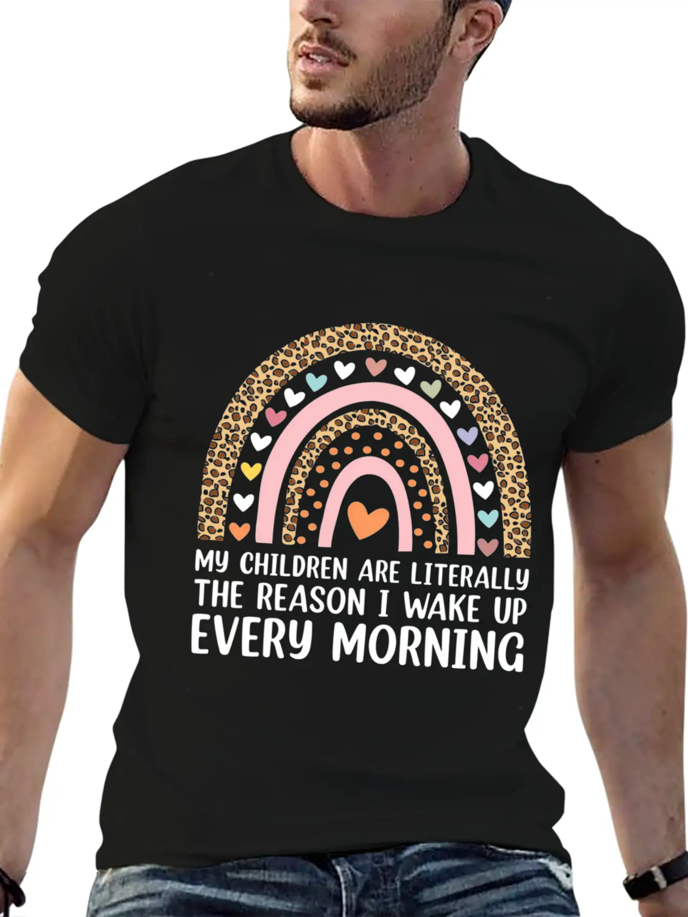 Reason I Wake Up Every Morning Mom Mother Comfortable Minimalist Graphic Tee – Summer Style Essential