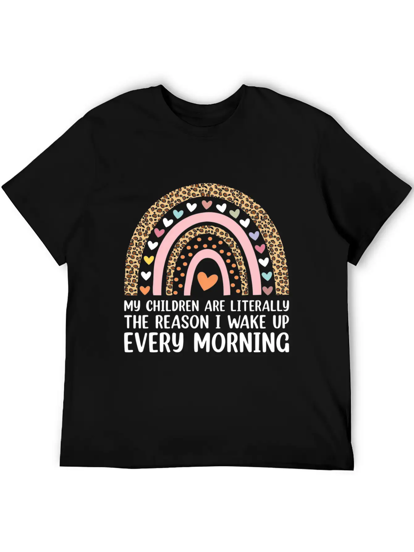 Reason I Wake Up Every Morning Mom Mother Comfortable Minimalist Graphic Tee – Summer Style Essential