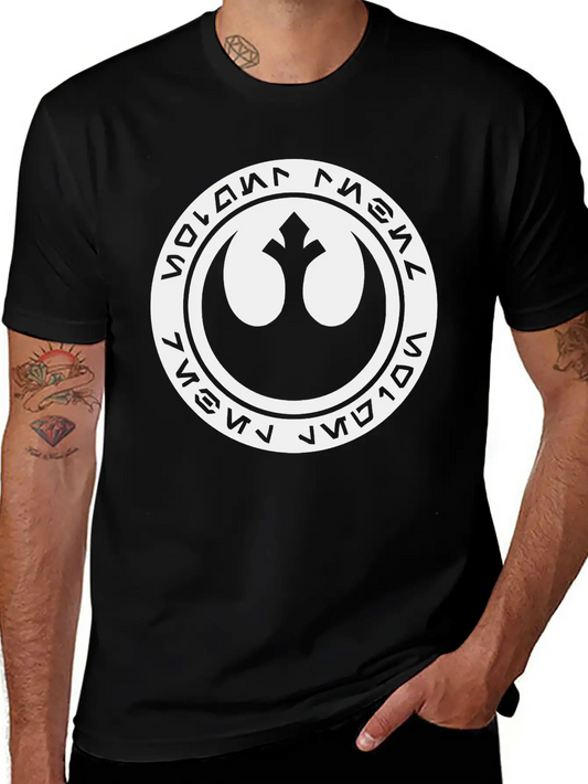Rebellogo Unisex Short Sleeve Soft Cotton T-Shirt – Casual Everyday Wear