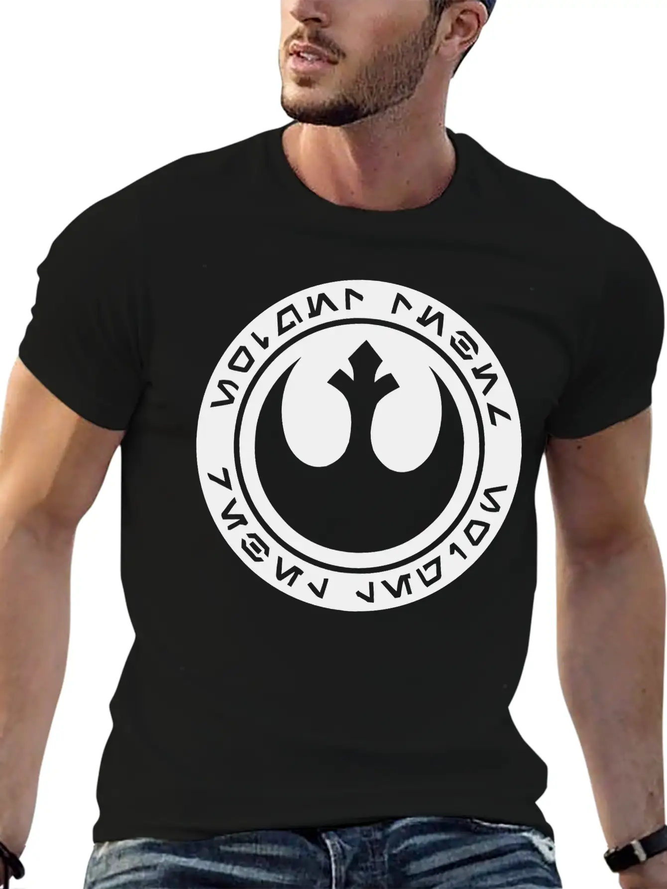 Rebellogo Unisex Short Sleeve Soft Cotton T-Shirt – Casual Everyday Wear