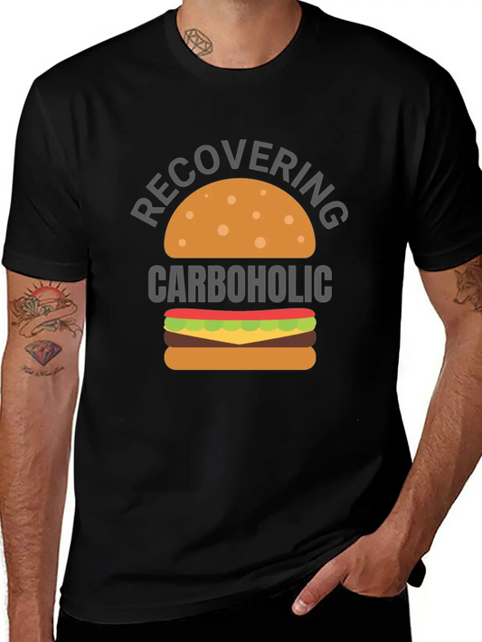 Recovering Carboholic Funny LowCarb Keto Diet Gift Timeless Short Sleeve Tee – Comfy And Minimalist Design
