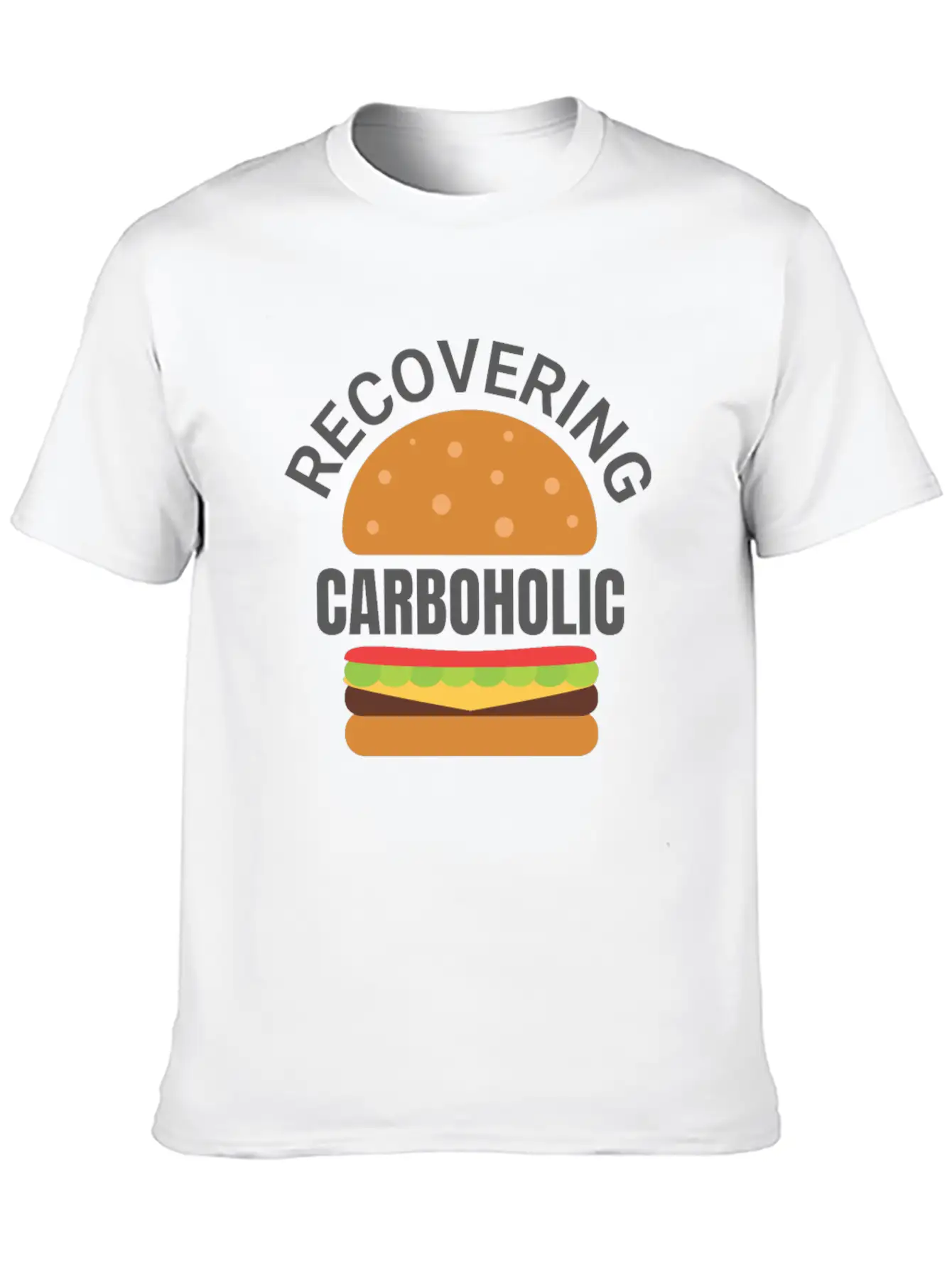 Recovering Carboholic Funny LowCarb Keto Diet Gift Timeless Short Sleeve Tee – Comfy And Minimalist Design