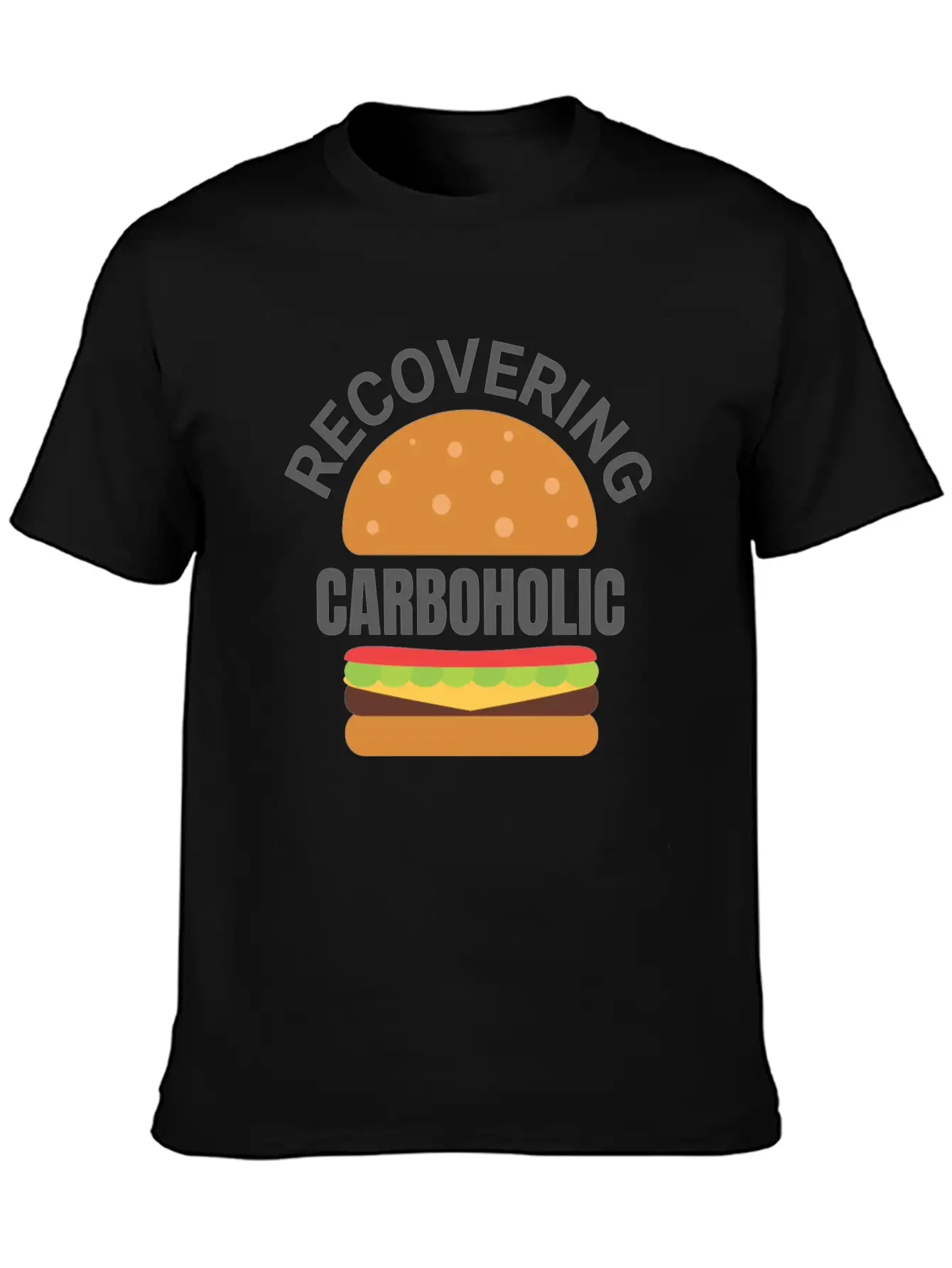 Recovering Carboholic Funny LowCarb Keto Diet Gift Timeless Short Sleeve Tee – Comfy And Minimalist Design