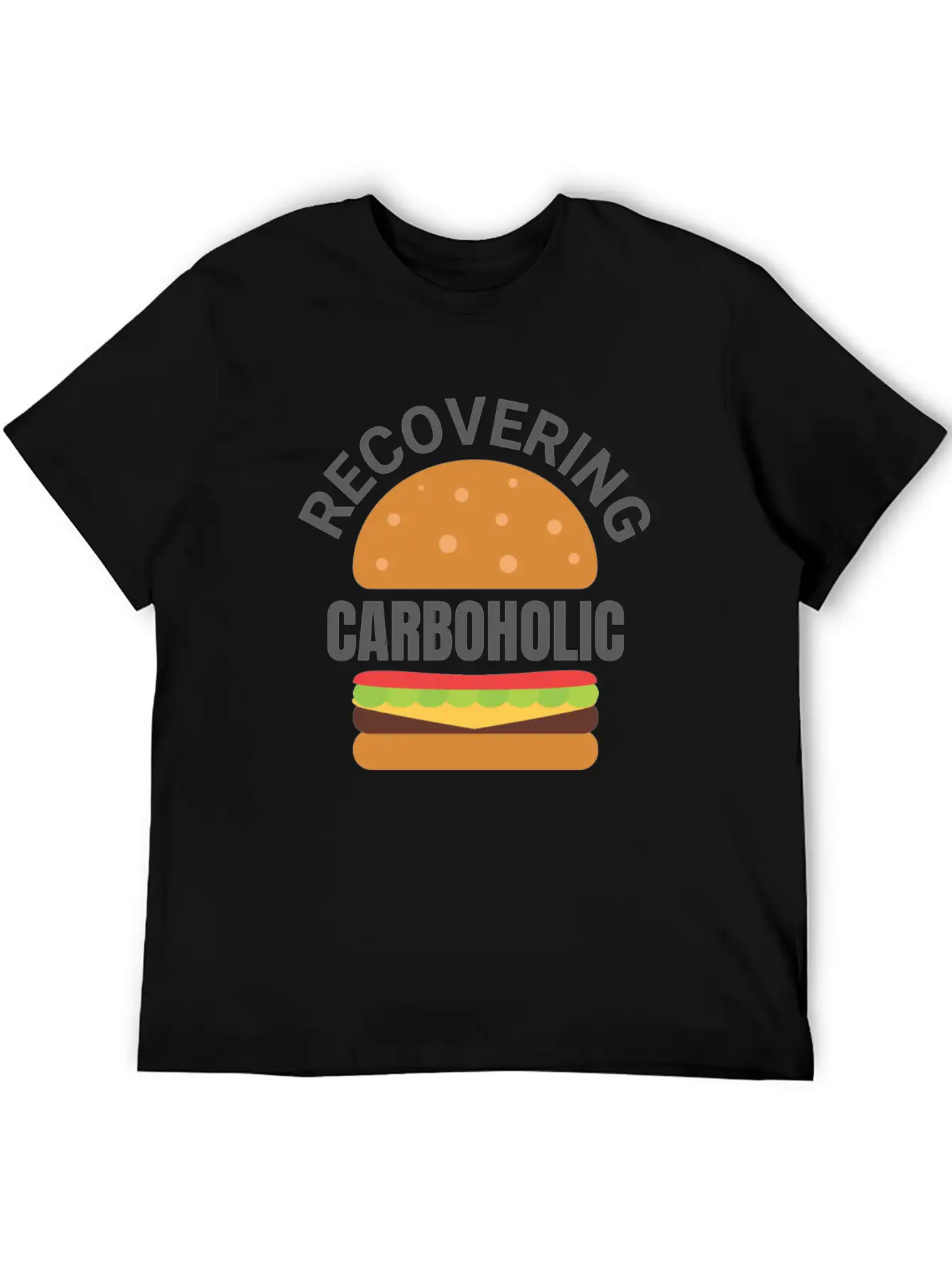 Recovering Carboholic Funny LowCarb Keto Diet Gift Timeless Short Sleeve Tee – Comfy And Minimalist Design