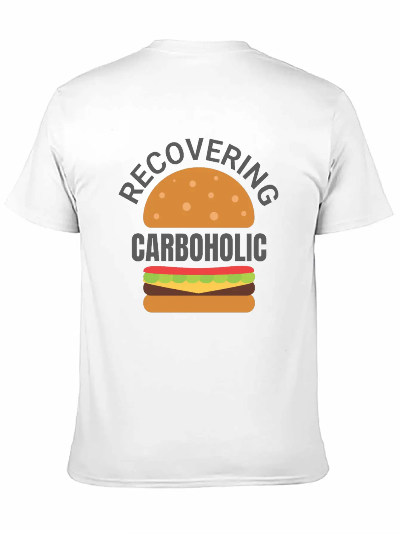 Recovering Carboholic Funny LowCarb Keto Diet Gift Timeless Short Sleeve Tee – Comfy And Minimalist Design