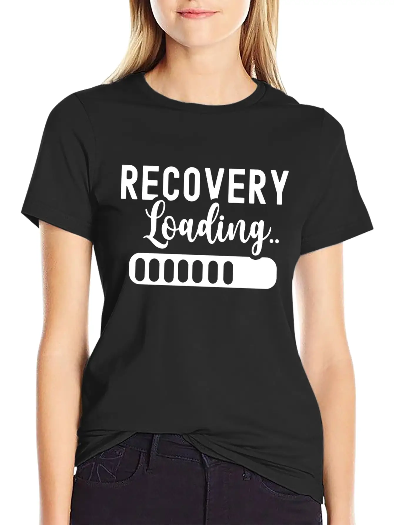 Recovery Loading Surgery Patient Recover Survivor Stylish Everyday T-Shirt – Unisex Basic Cotton Tee