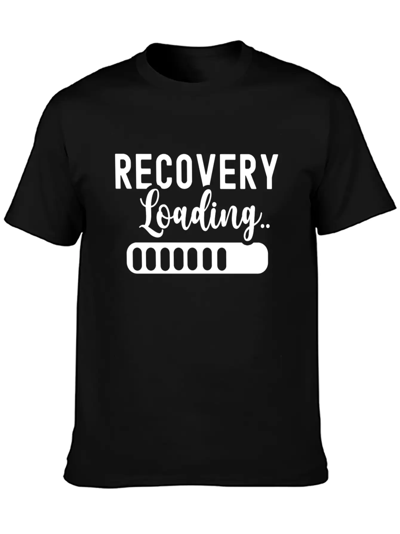 Recovery Loading Surgery Patient Recover Survivor Stylish Everyday T-Shirt – Unisex Basic Cotton Tee