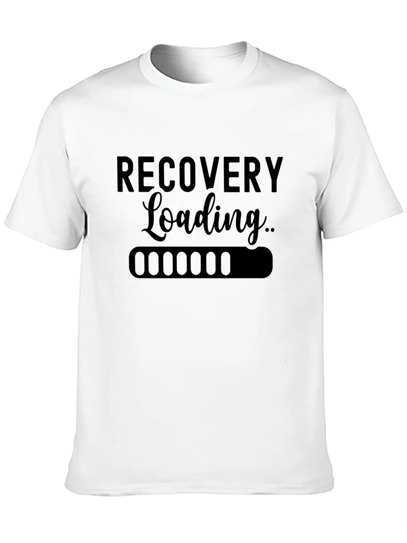 Recovery Loading Surgery Patient Recover Survivor Stylish Everyday T-Shirt – Unisex Basic Cotton Tee