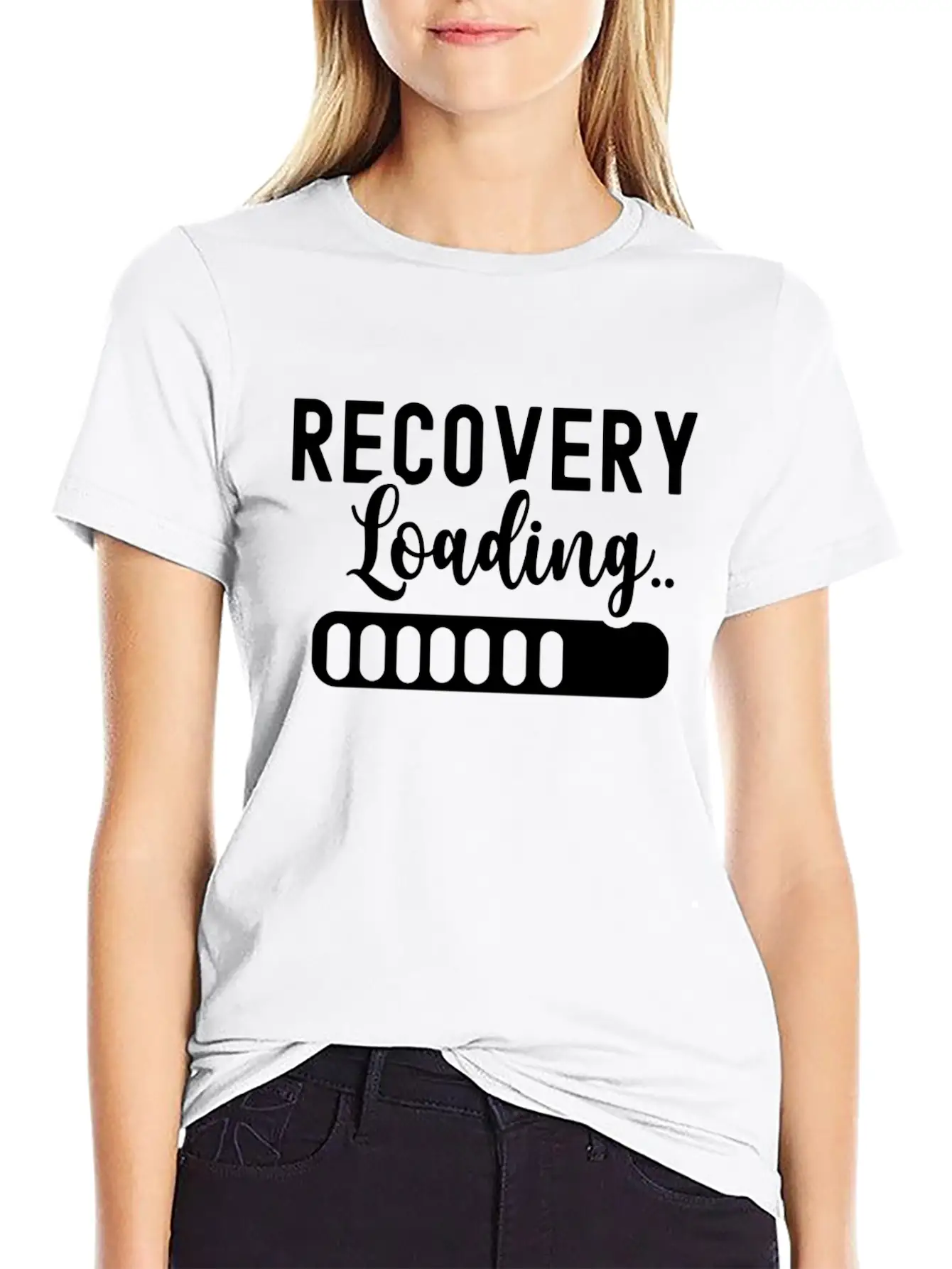 Recovery Loading Surgery Patient Recover Survivor Stylish Everyday T-Shirt – Unisex Basic Cotton Tee