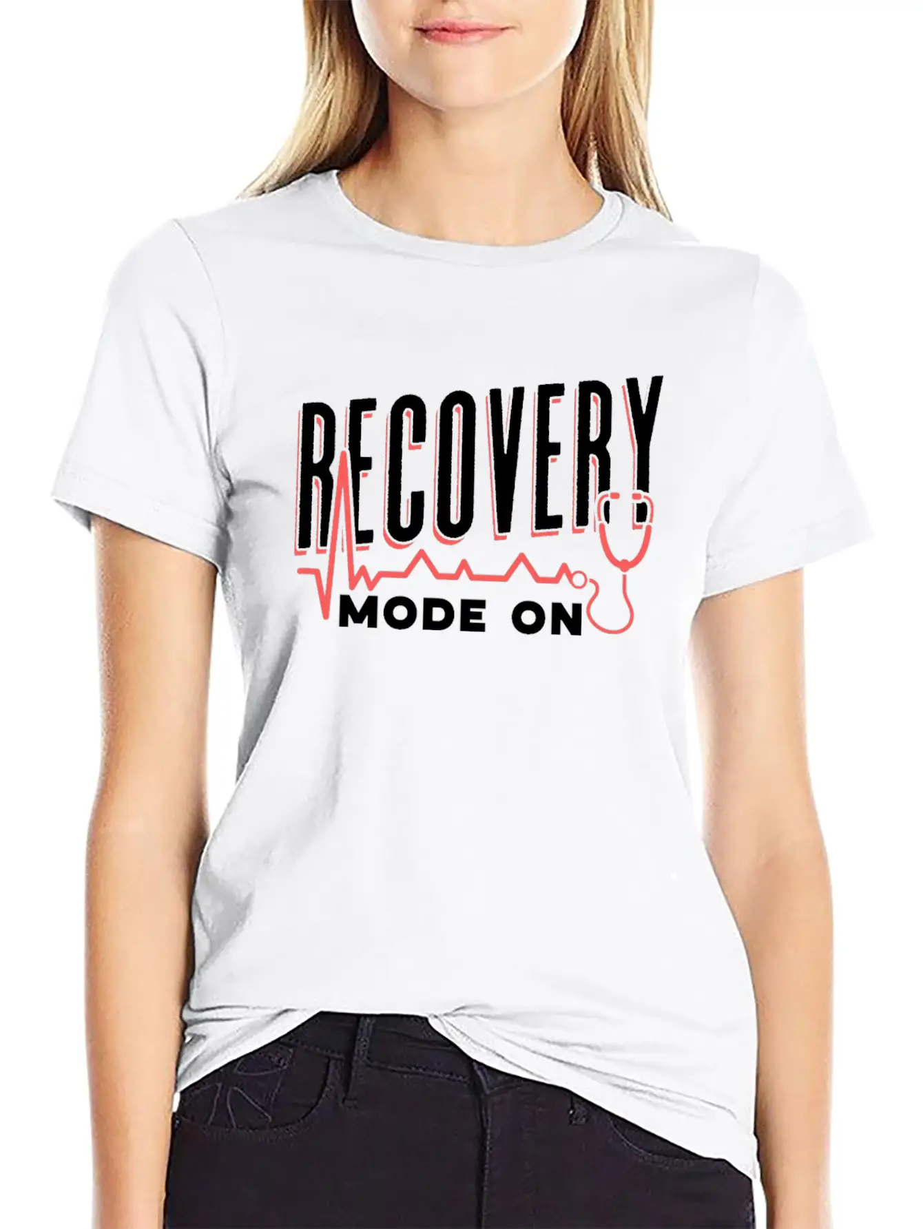 Recovery Mode On Recover Patient Survivor Surgery Timeless Short Sleeve Tee – Comfy And Minimalist Design