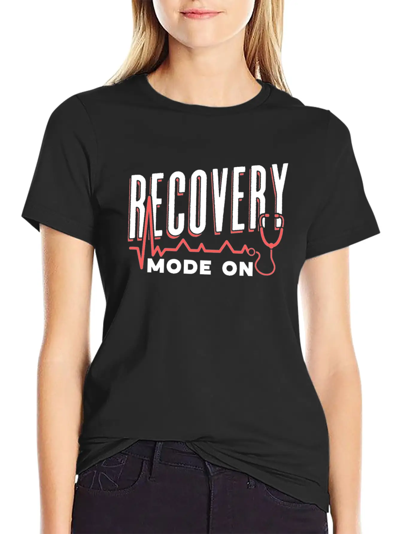 Recovery Mode On Recover Patient Survivor Surgery Timeless Short Sleeve Tee – Comfy And Minimalist Design