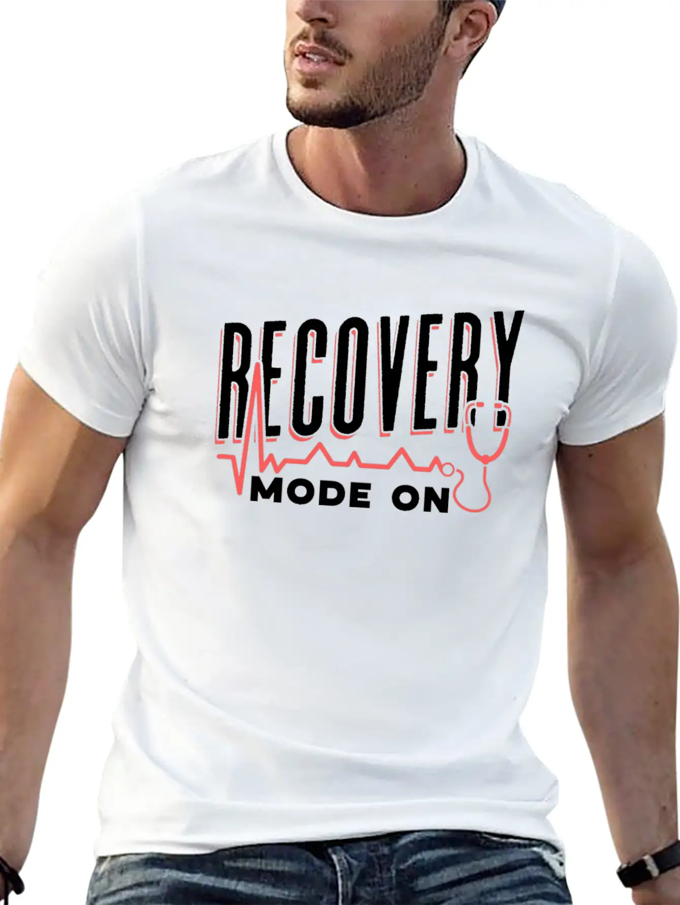 Recovery Mode On Recover Patient Survivor Surgery Timeless Short Sleeve Tee – Comfy And Minimalist Design
