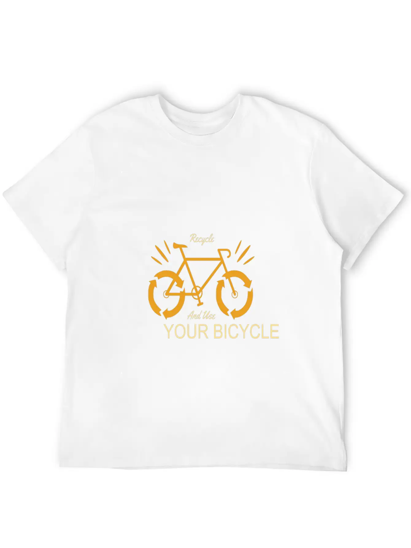 Recycle And Use Your Bicycle Earth Protection Stylish Everyday T-Shirt – Unisex Basic Cotton Tee
