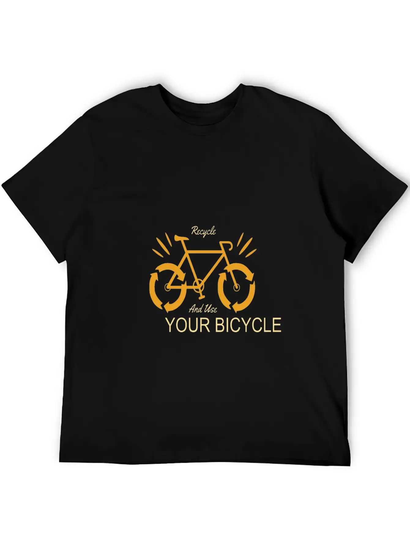 Recycle And Use Your Bicycle Earth Protection Stylish Everyday T-Shirt – Unisex Basic Cotton Tee