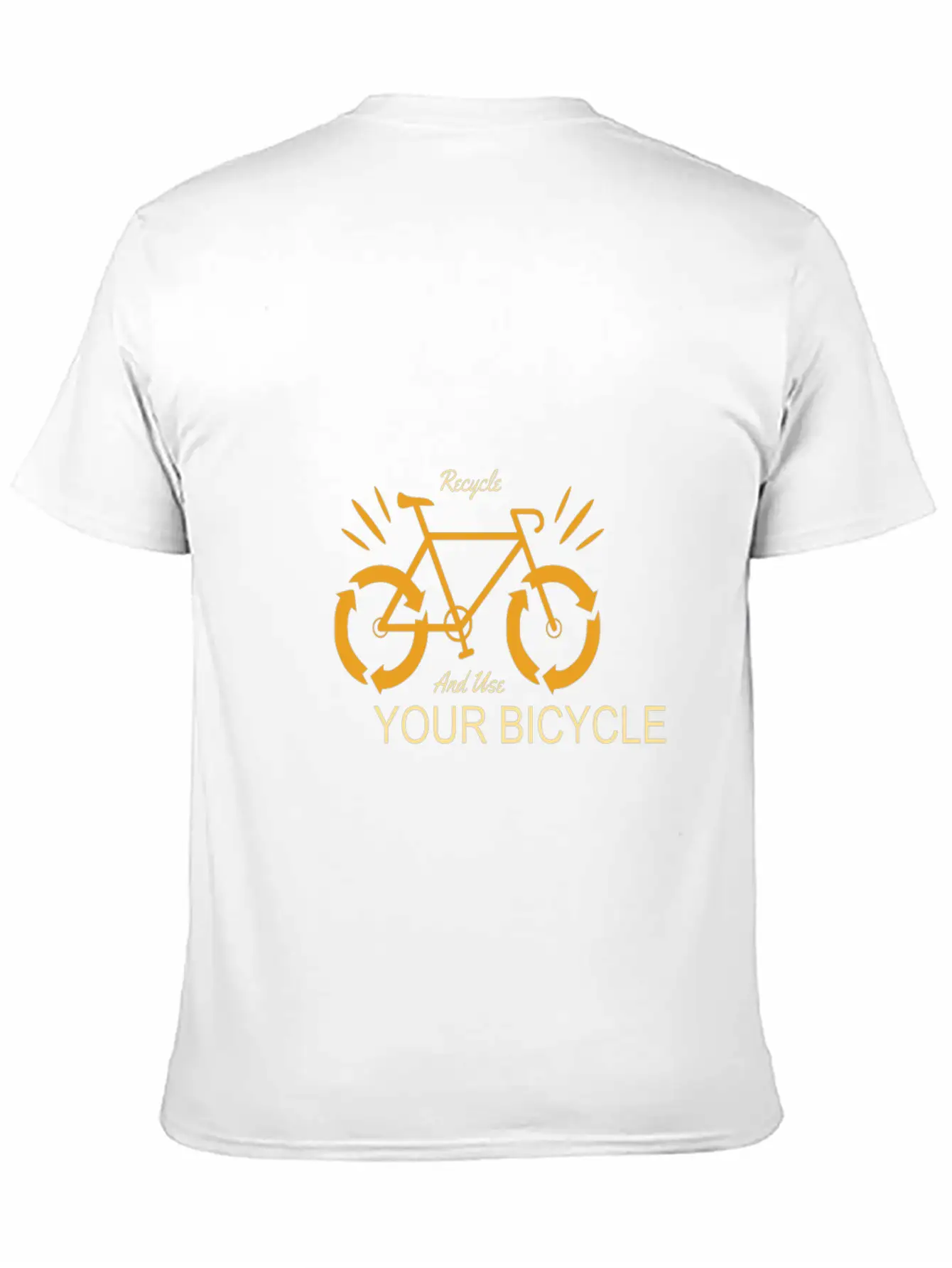 Recycle And Use Your Bicycle Earth Protection Stylish Everyday T-Shirt – Unisex Basic Cotton Tee