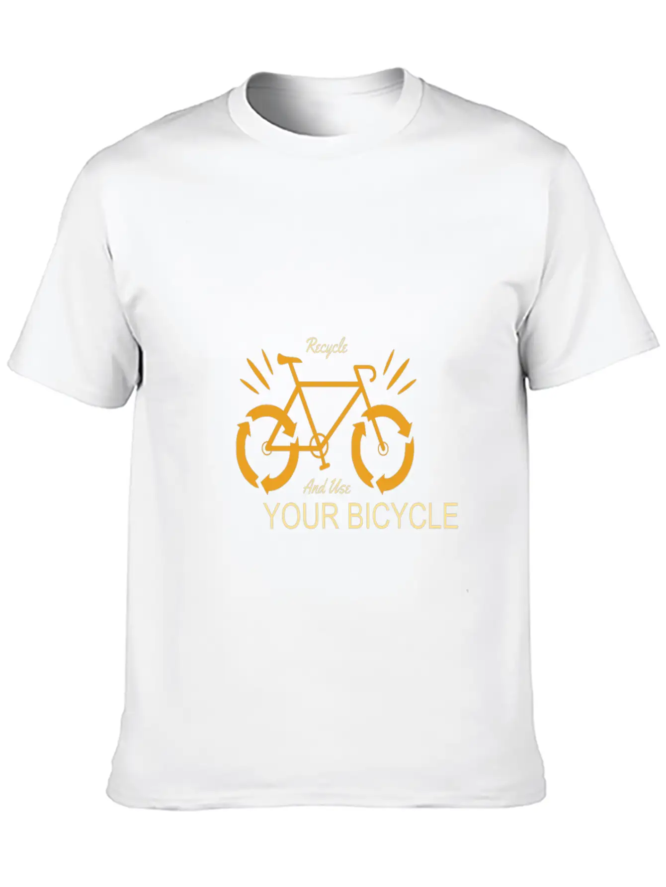 Recycle And Use Your Bicycle Earth Protection Stylish Everyday T-Shirt – Unisex Basic Cotton Tee