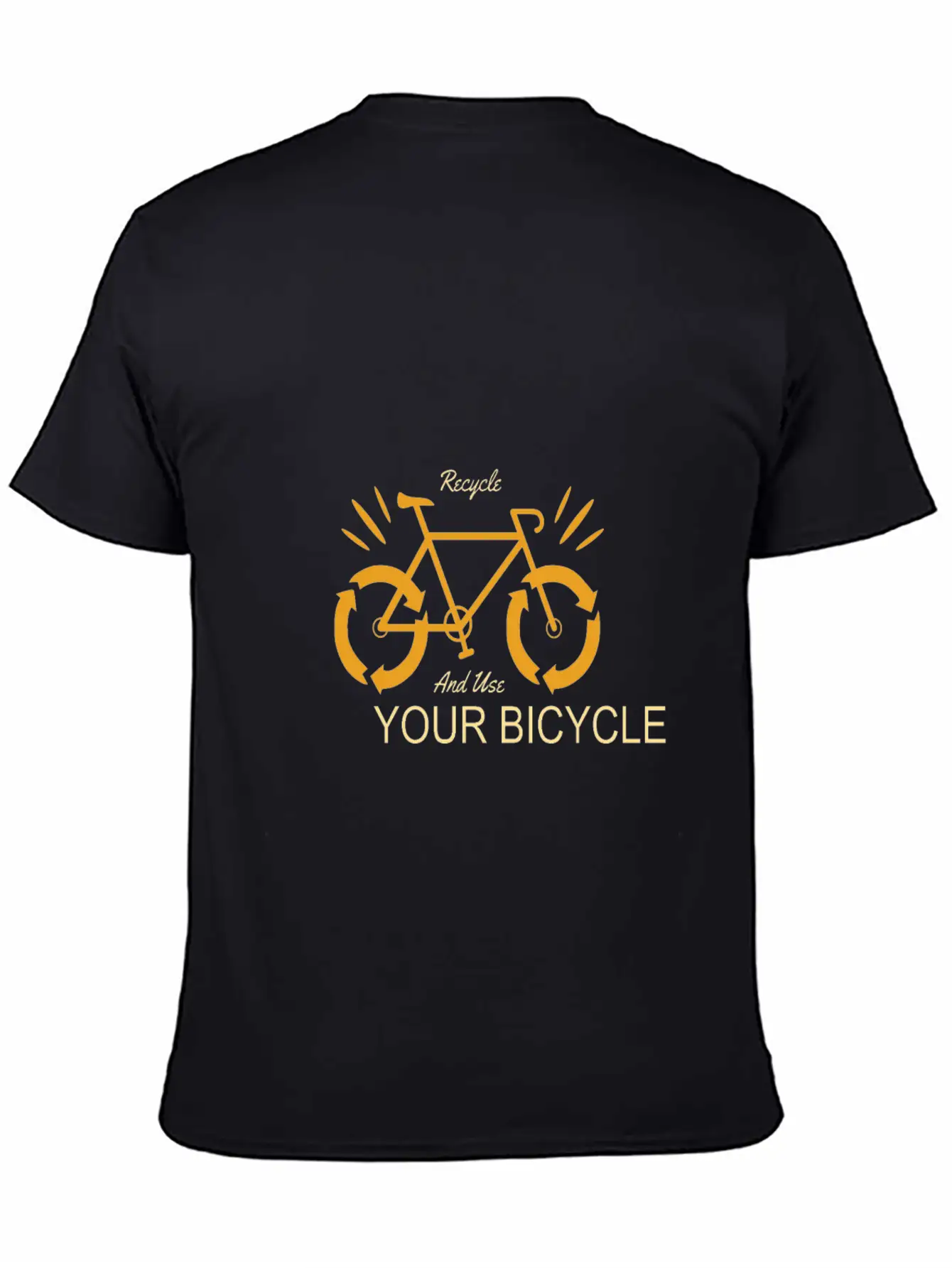 Recycle And Use Your Bicycle Earth Protection Stylish Everyday T-Shirt – Unisex Basic Cotton Tee
