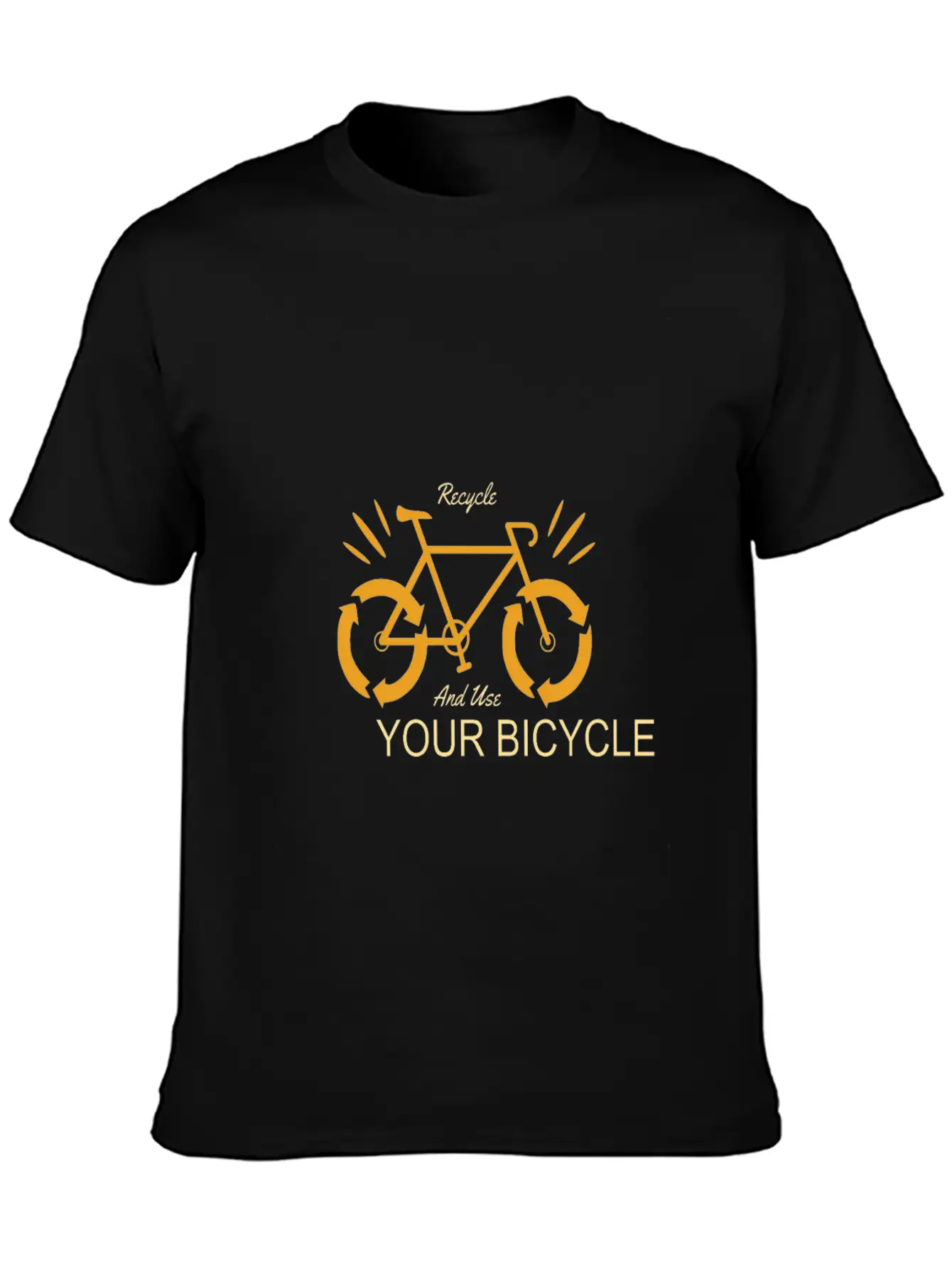 Recycle And Use Your Bicycle Earth Protection Stylish Everyday T-Shirt – Unisex Basic Cotton Tee