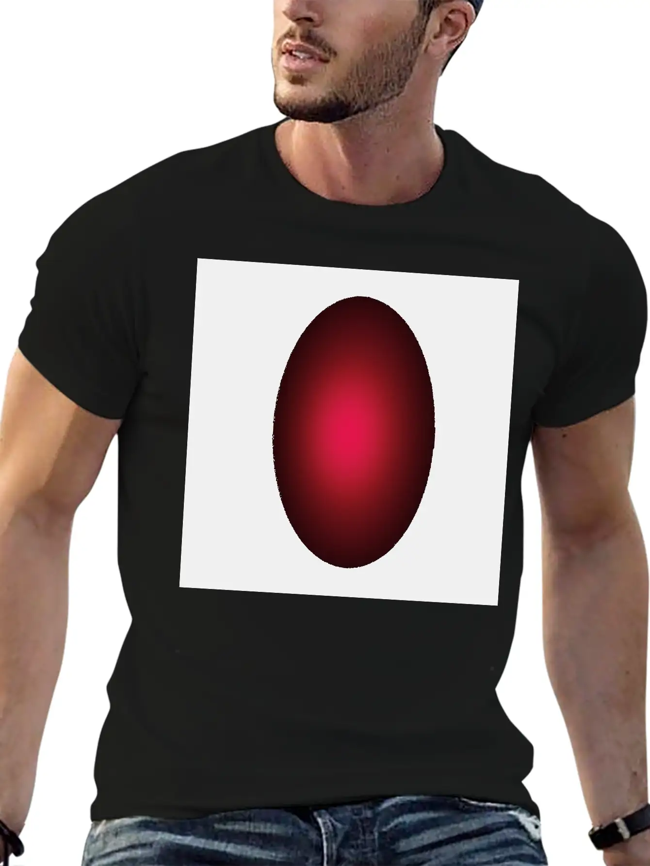 Red Fade Stylish Everyday T-Shirt – Unisex Basic Cotton Tee