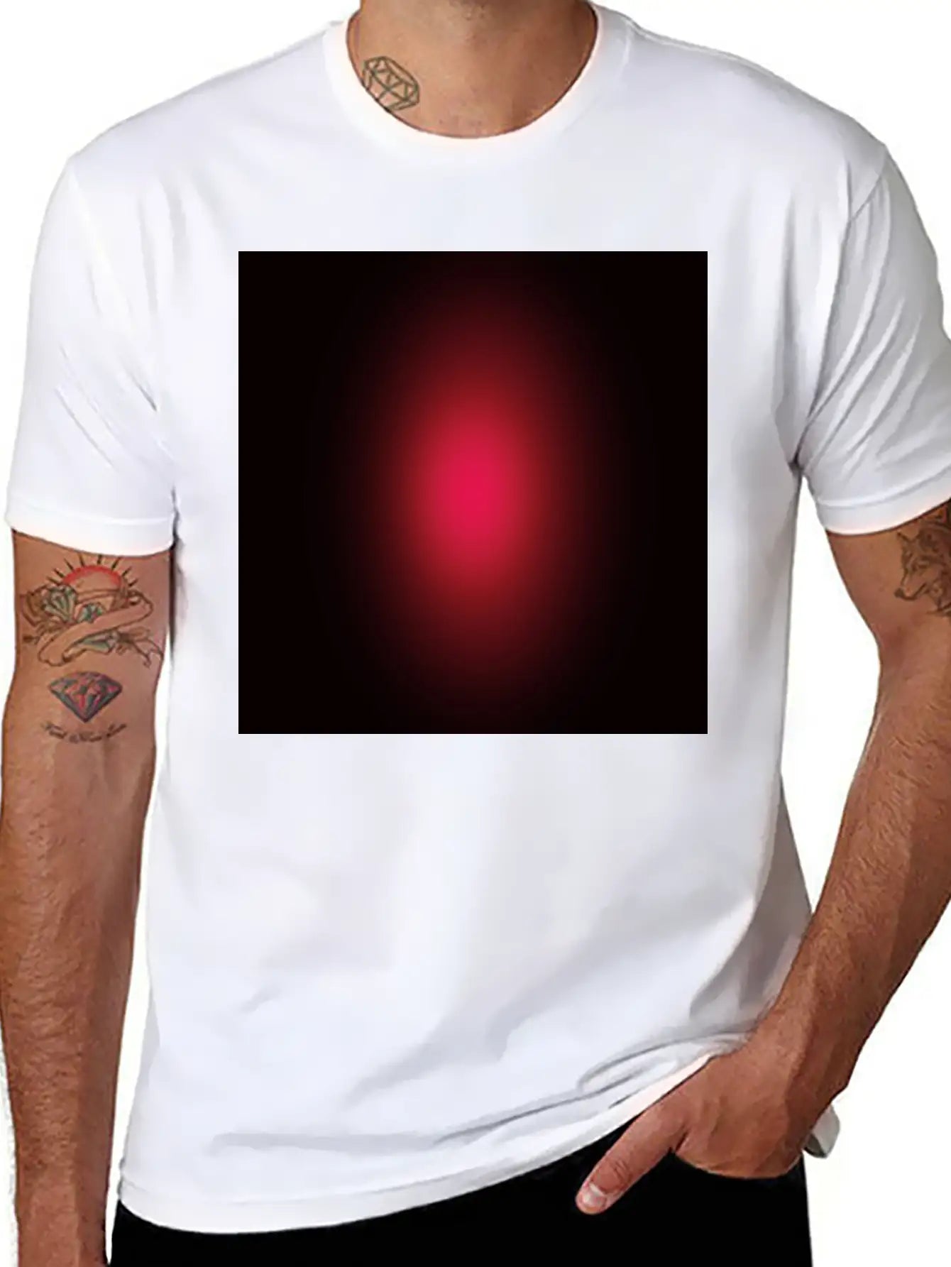 Red Fade Stylish Everyday T-Shirt – Unisex Basic Cotton Tee