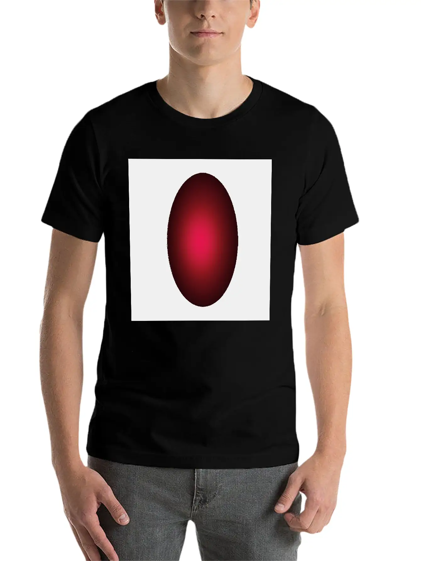 Red Fade Stylish Everyday T-Shirt – Unisex Basic Cotton Tee