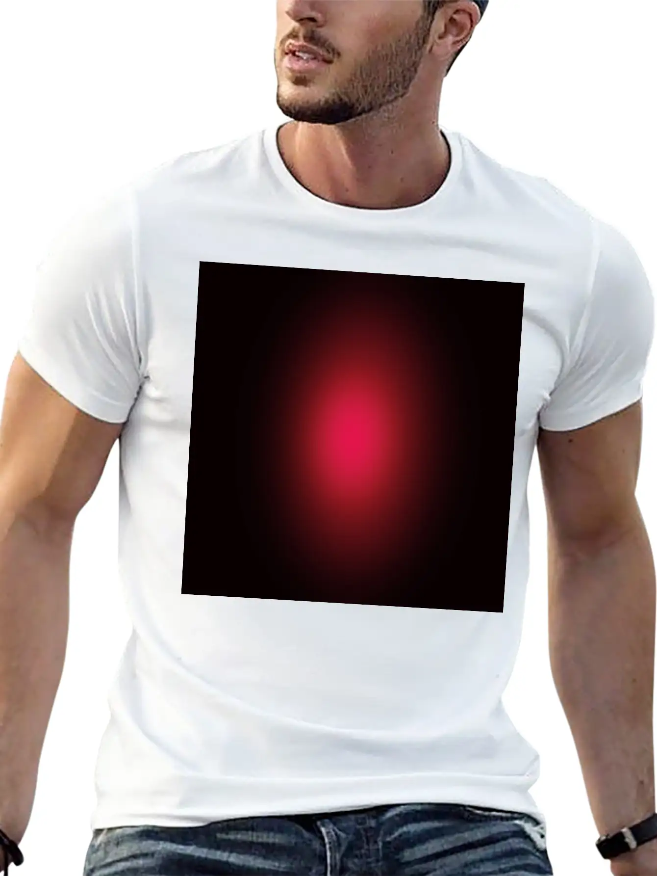 Red Fade Stylish Everyday T-Shirt – Unisex Basic Cotton Tee