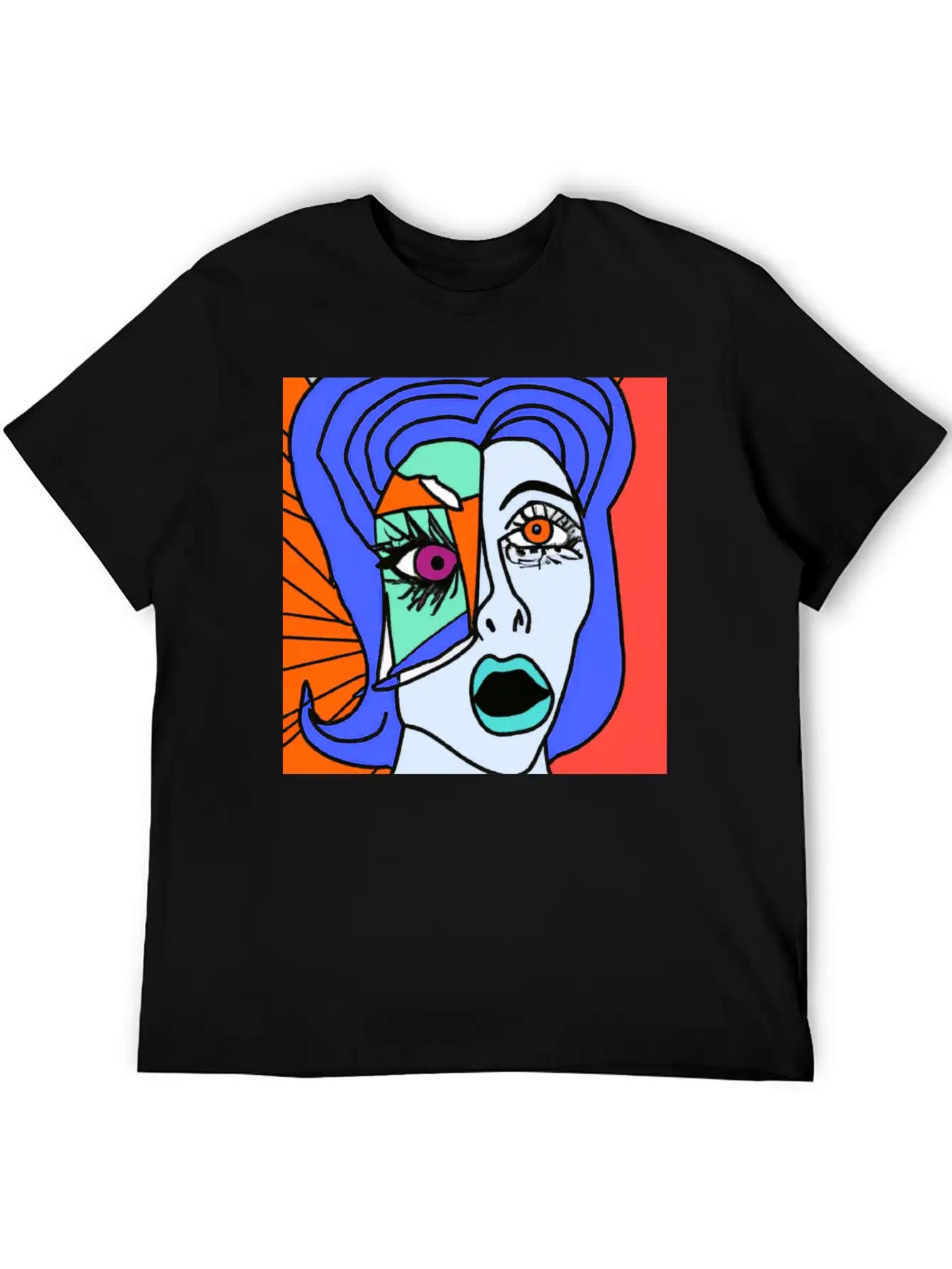 Red Lady Unisex Short Sleeve Soft Cotton T-Shirt – Casual Everyday Wear