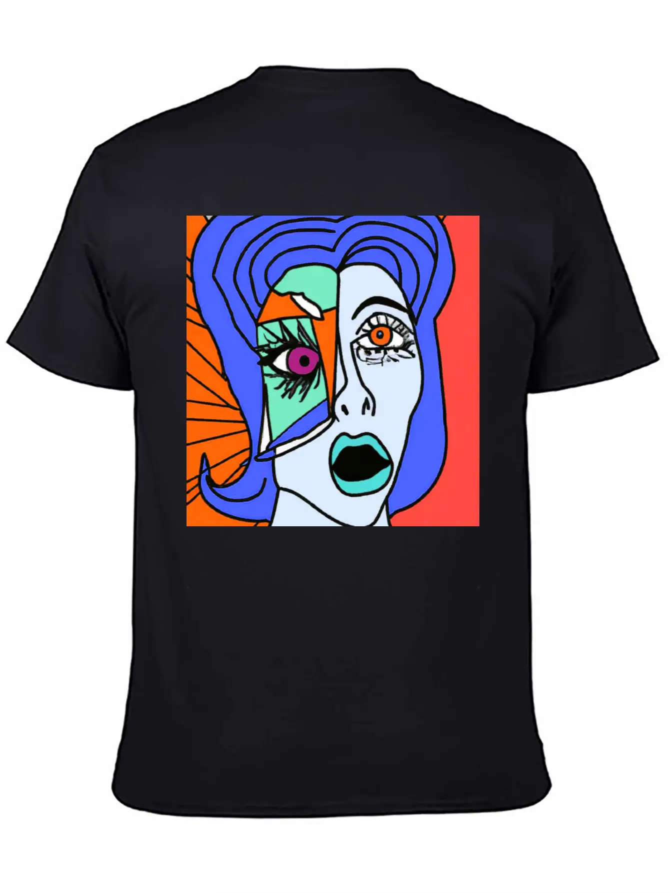 Red Lady Unisex Short Sleeve Soft Cotton T-Shirt – Casual Everyday Wear