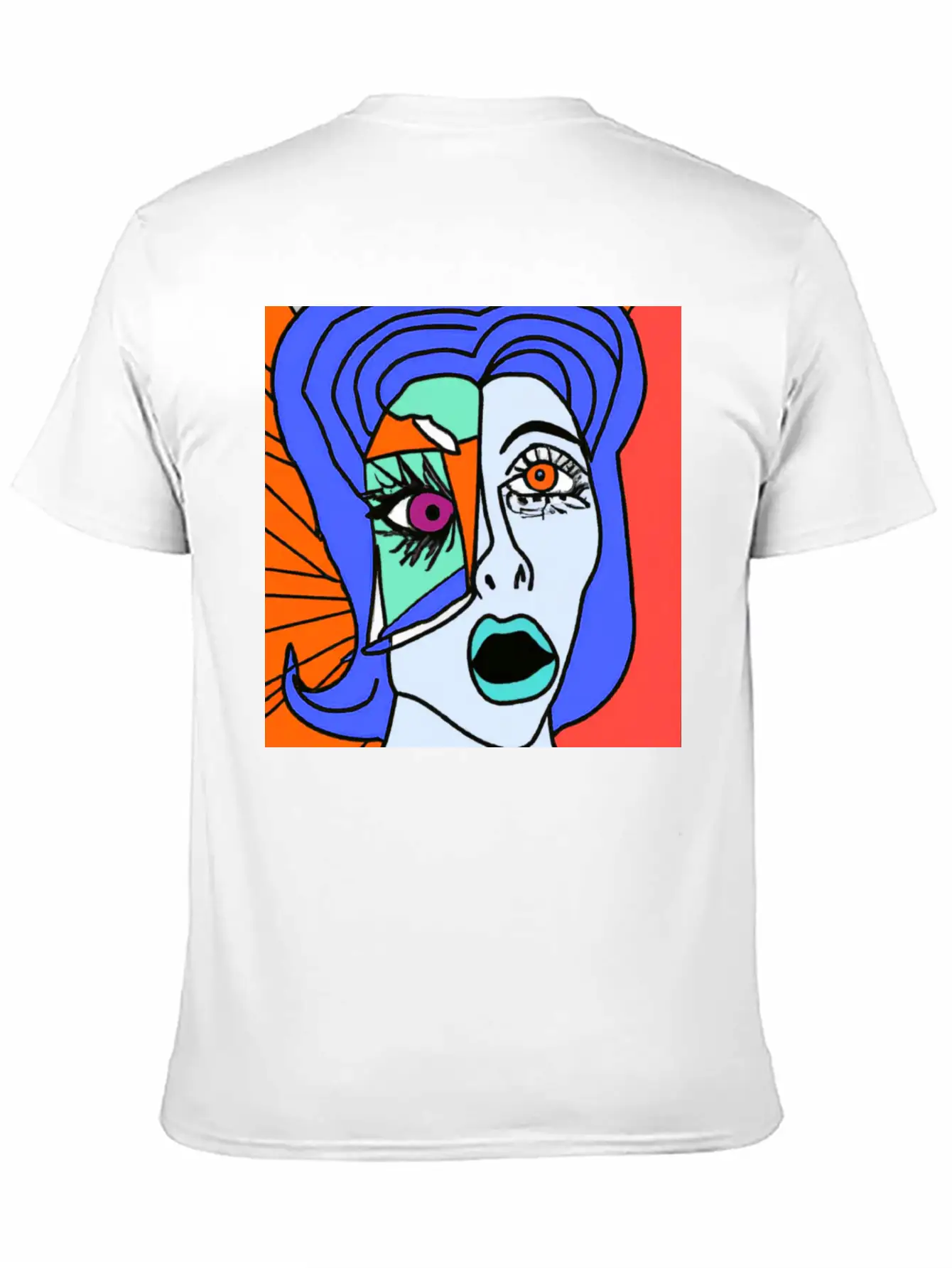 Red Lady Unisex Short Sleeve Soft Cotton T-Shirt – Casual Everyday Wear
