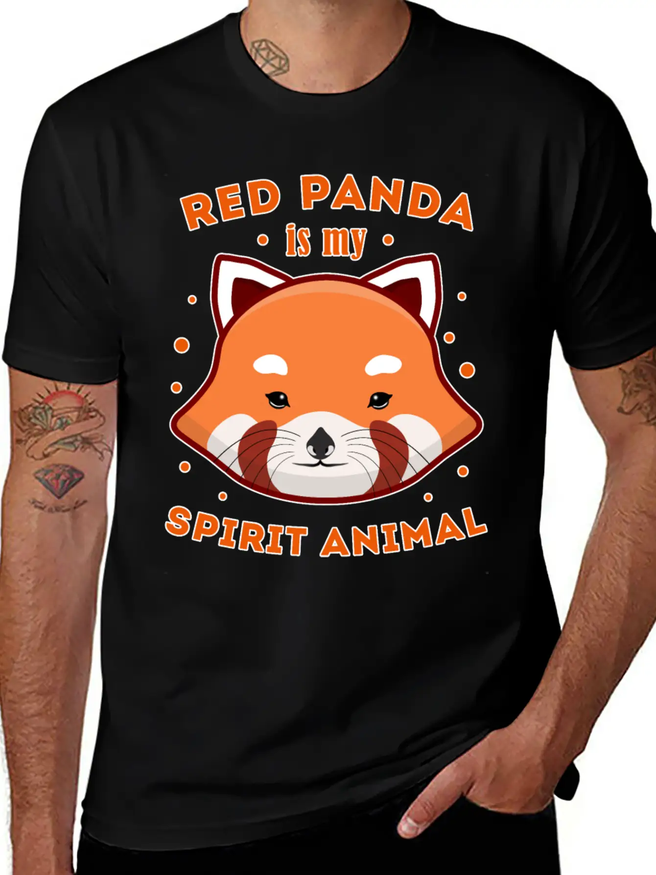 Red Panda Is My Spirit Animal Timeless Short Sleeve Tee – Comfy And Minimalist Design