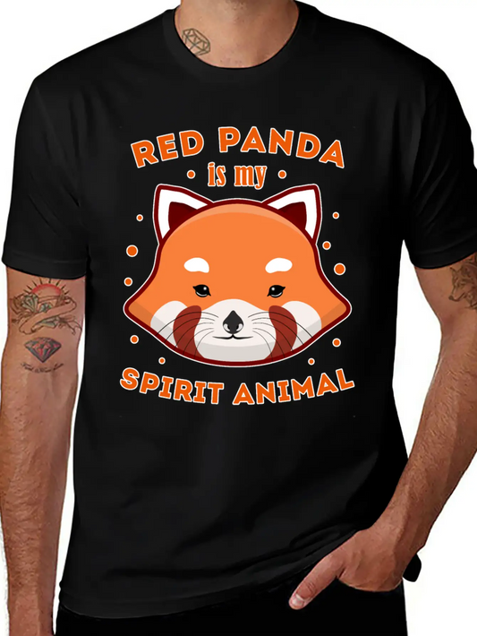 Red Panda Is My Spirit Animal Timeless Short Sleeve Tee – Comfy And Minimalist Design