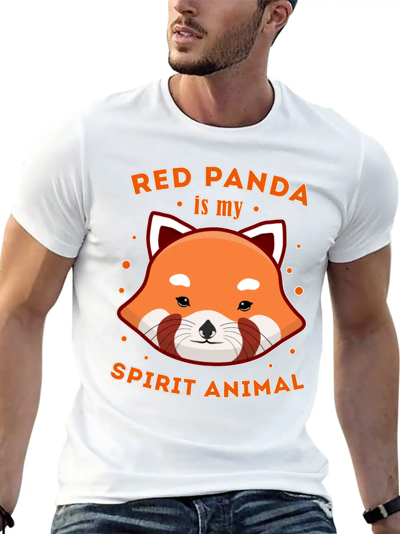Red Panda Is My Spirit Animal Timeless Short Sleeve Tee – Comfy And Minimalist Design