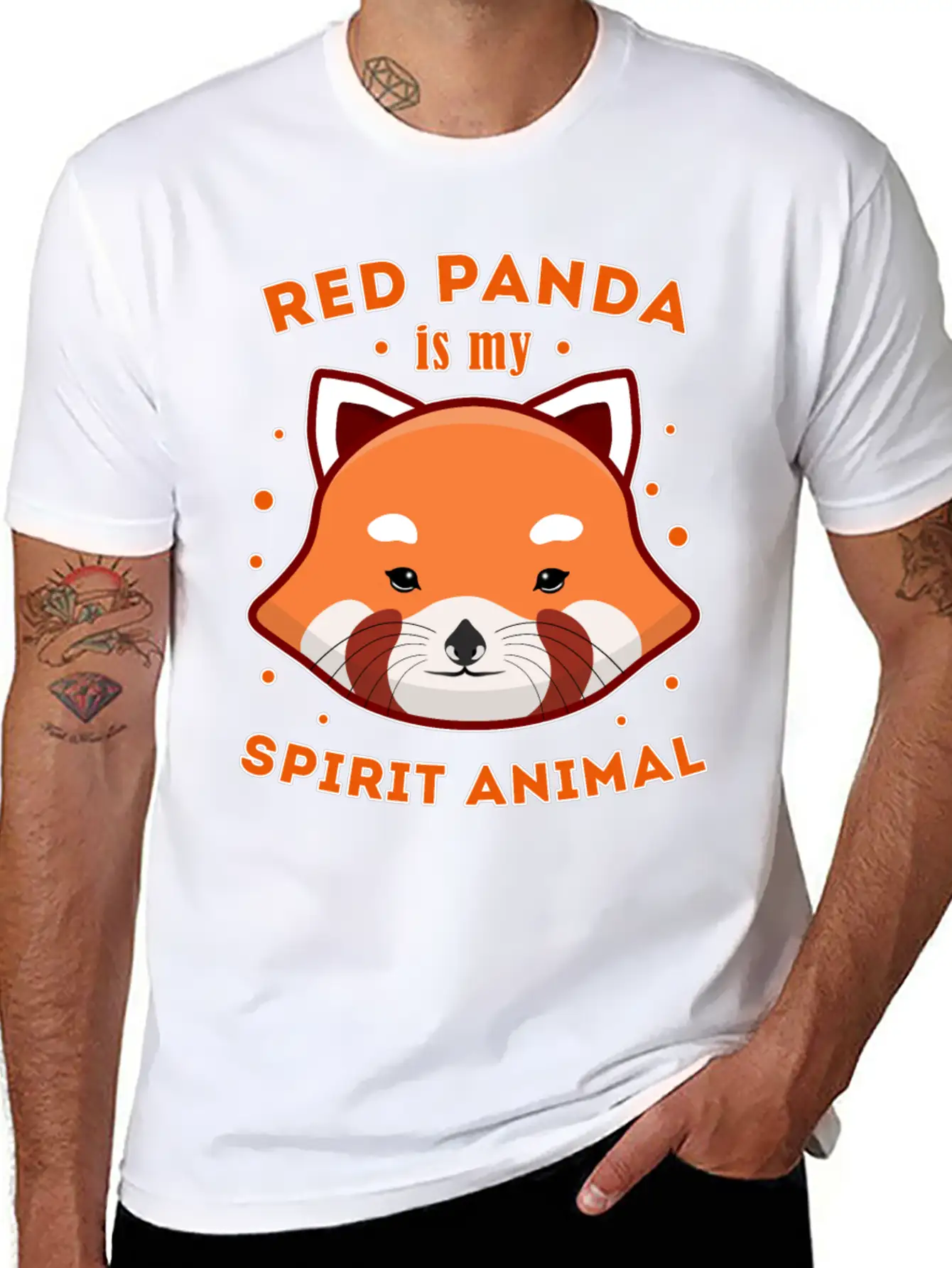 Red Panda Is My Spirit Animal Timeless Short Sleeve Tee – Comfy And Minimalist Design