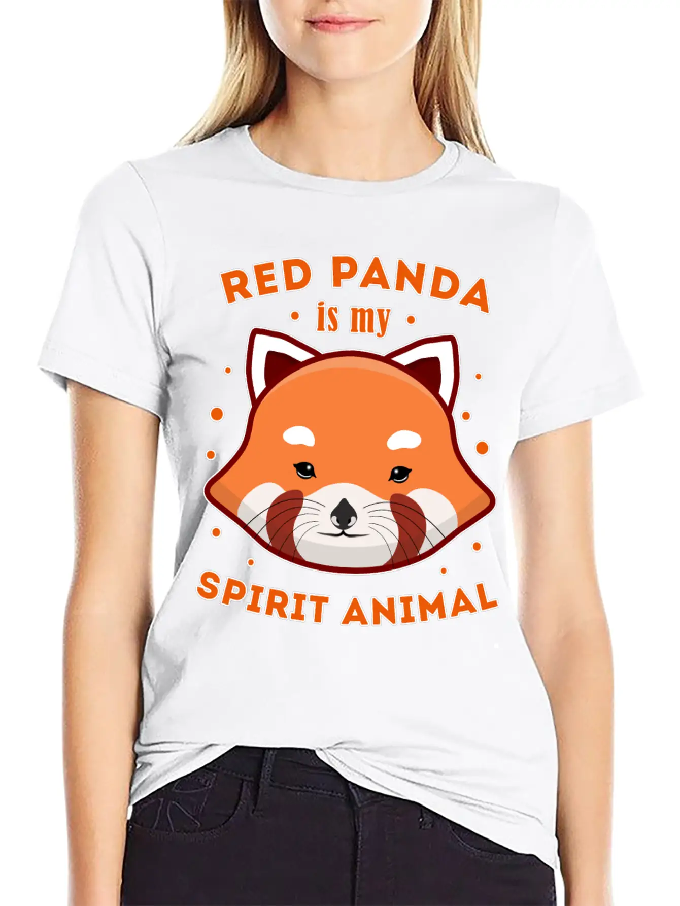 Red Panda Is My Spirit Animal Timeless Short Sleeve Tee – Comfy And Minimalist Design