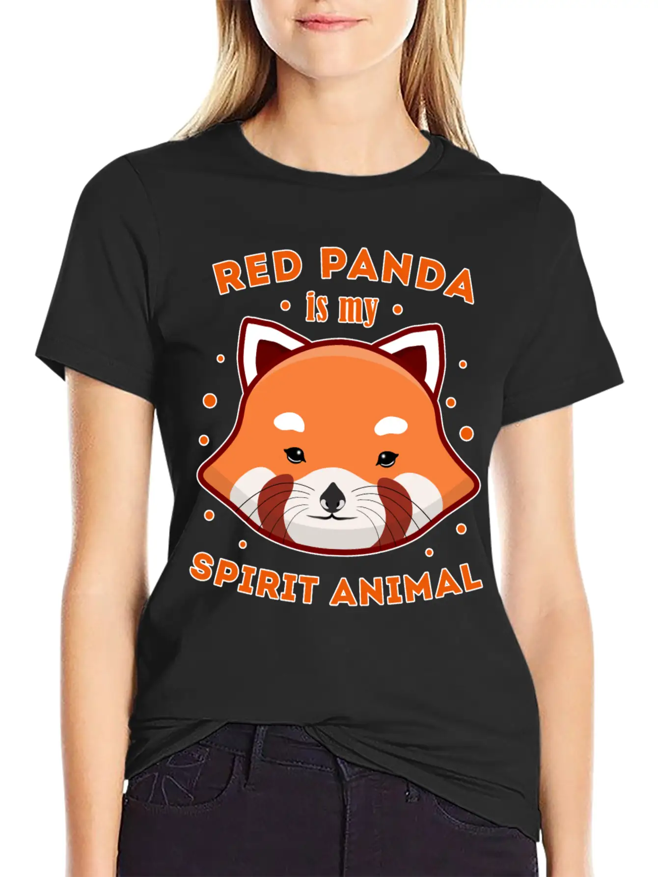 Red Panda Is My Spirit Animal Timeless Short Sleeve Tee – Comfy And Minimalist Design