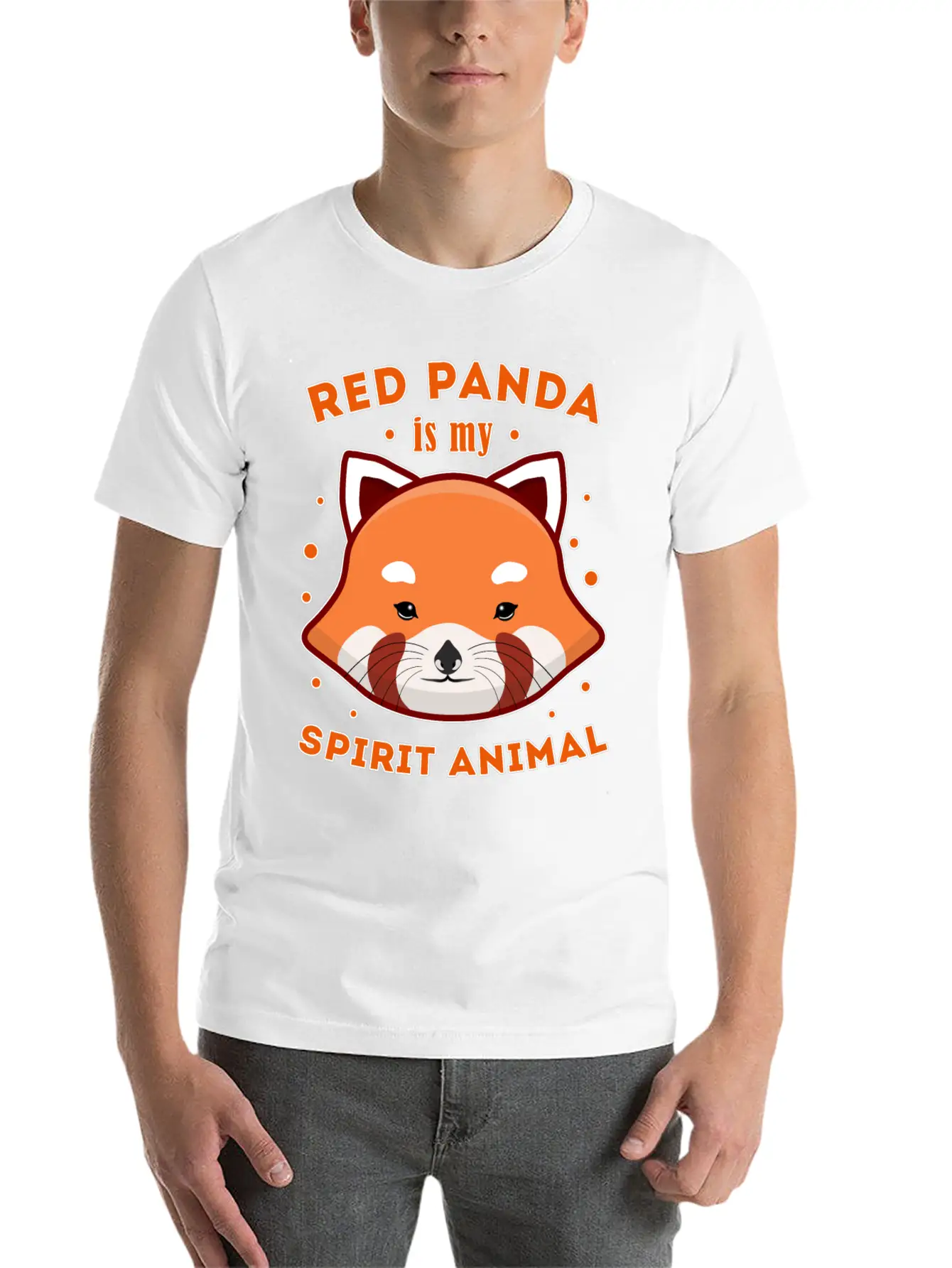 Red Panda Is My Spirit Animal Timeless Short Sleeve Tee – Comfy And Minimalist Design