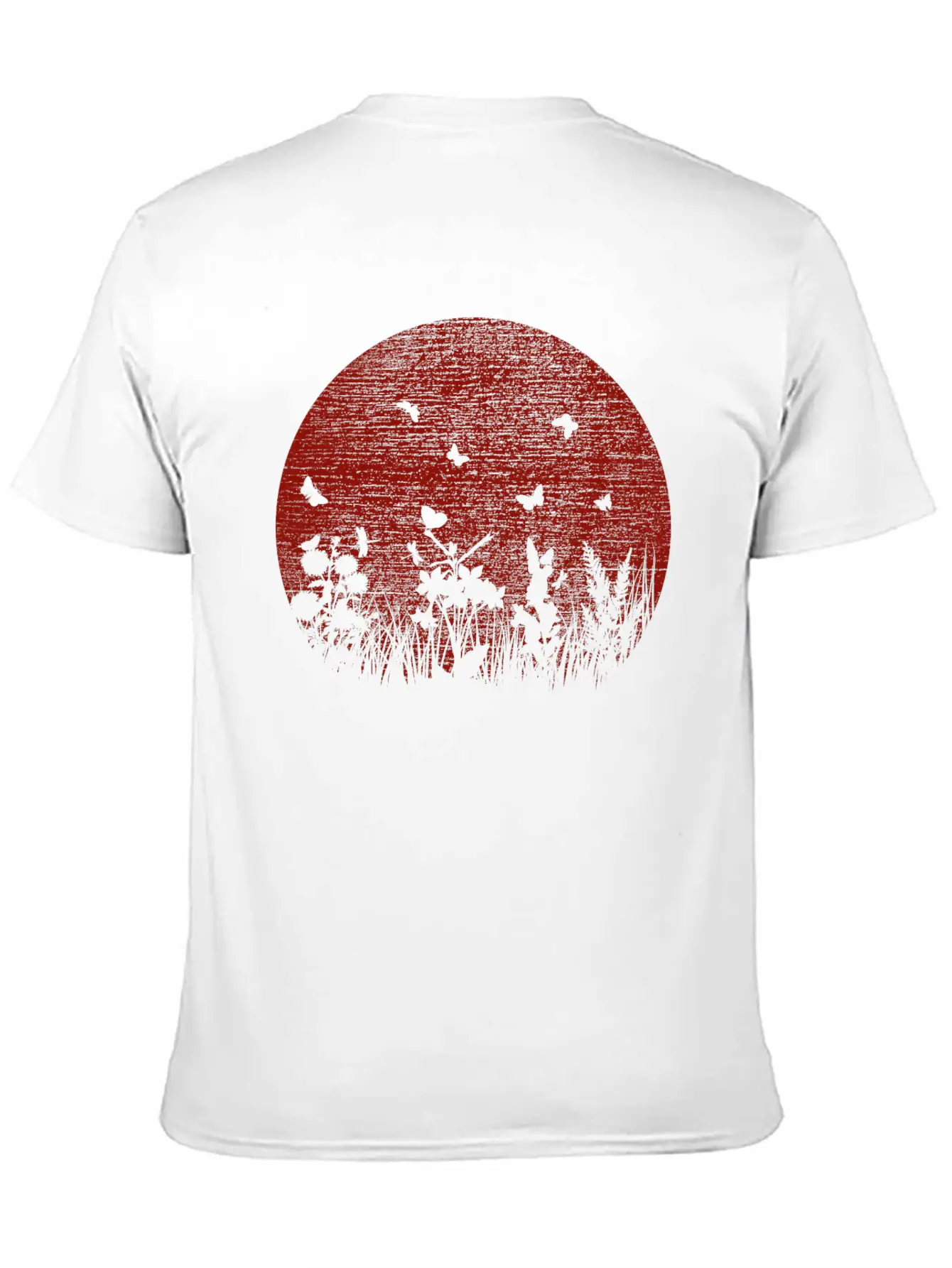Red Sun Unisex Short Sleeve Soft Cotton T-Shirt – Casual Everyday Wear