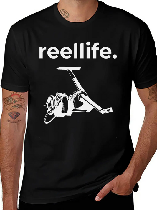 Reel Life Unisex Casual T-Shirt – Clean Design For Daily Comfort