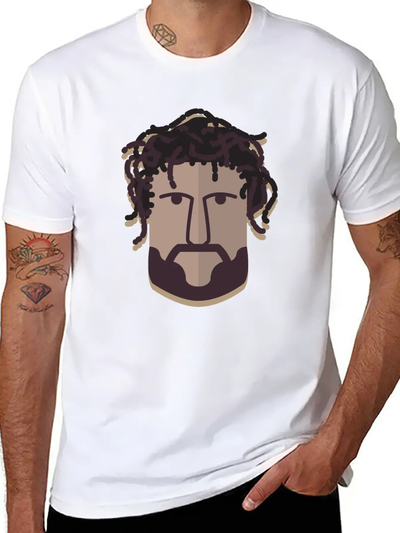 Reggae Face 81 F Timeless Short Sleeve Tee – Comfy And Minimalist Design