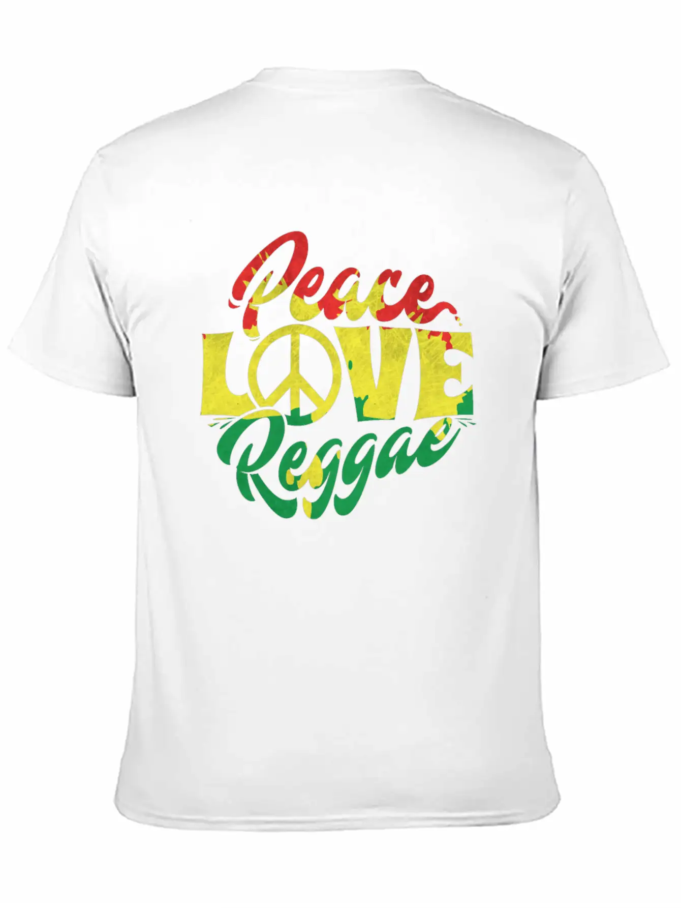 Reggae Is Love And Peace Music Stylish Everyday T-Shirt – Unisex Basic Cotton Tee