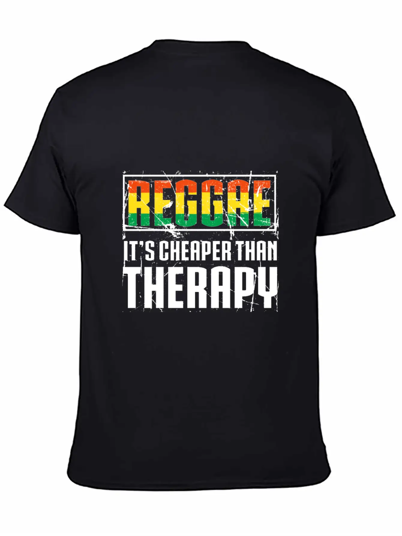 Reggae It's Cheaper Than Therapy T-Shirt Comfortable Minimalist Graphic Tee – Summer Style Essential
