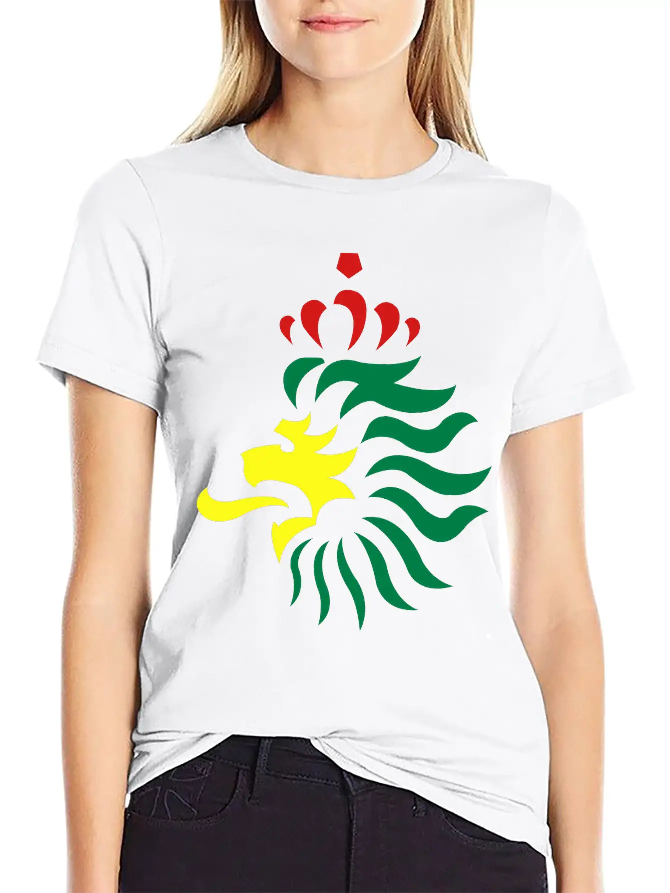 Reggae Lion King Crown 3c Essential Unisex Summer Tee – Soft Cotton Casual Fit