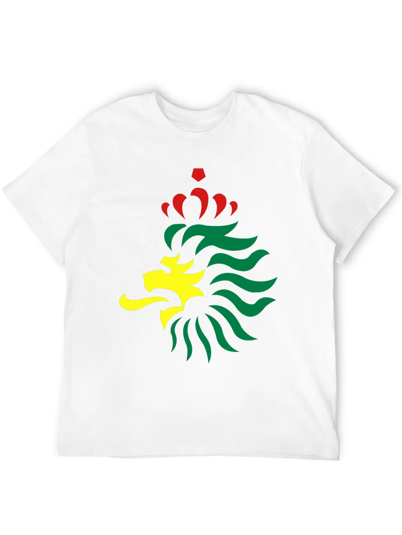 Reggae Lion King Crown 3c Essential Unisex Summer Tee – Soft Cotton Casual Fit