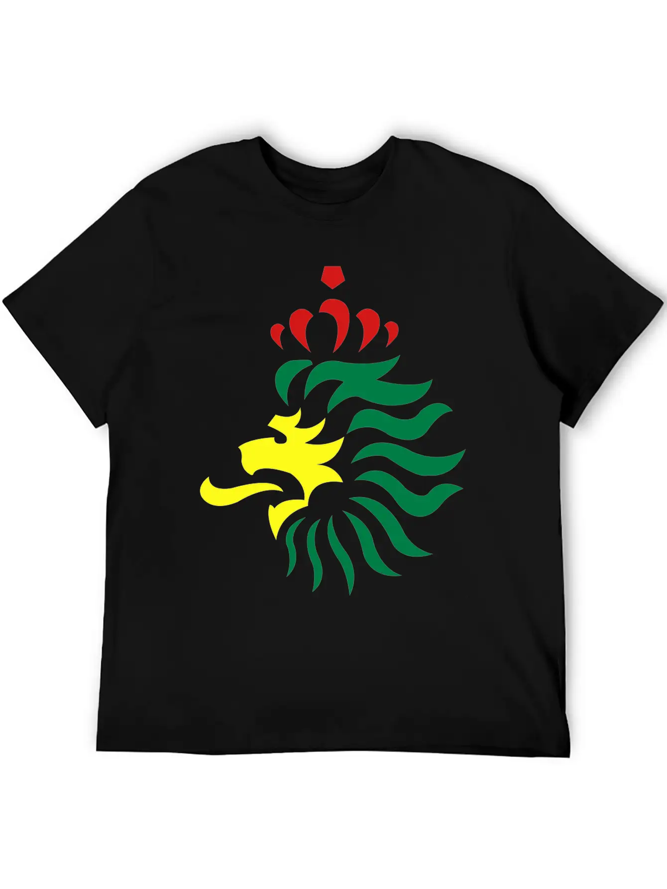 Reggae Lion King Crown 3c Essential Unisex Summer Tee – Soft Cotton Casual Fit