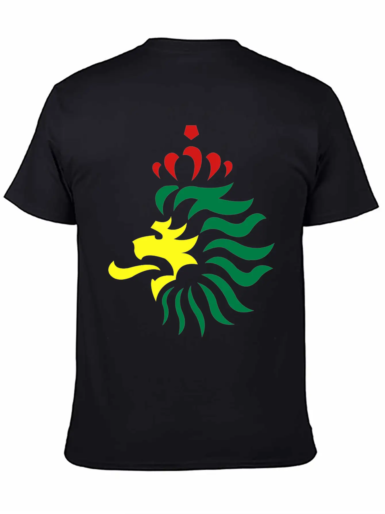 Reggae Lion King Crown 3c Essential Unisex Summer Tee – Soft Cotton Casual Fit