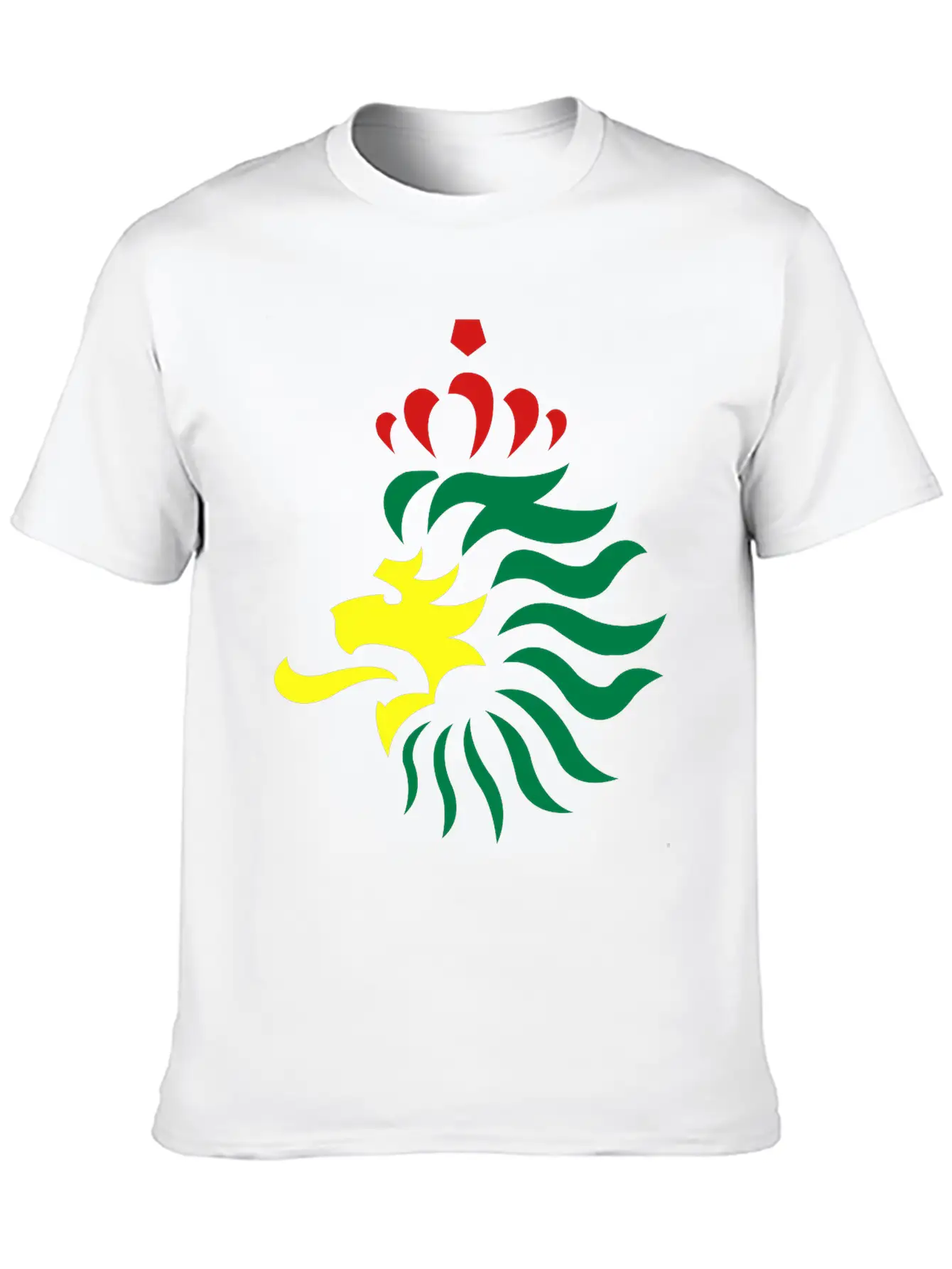 Reggae Lion King Crown 3c Essential Unisex Summer Tee – Soft Cotton Casual Fit