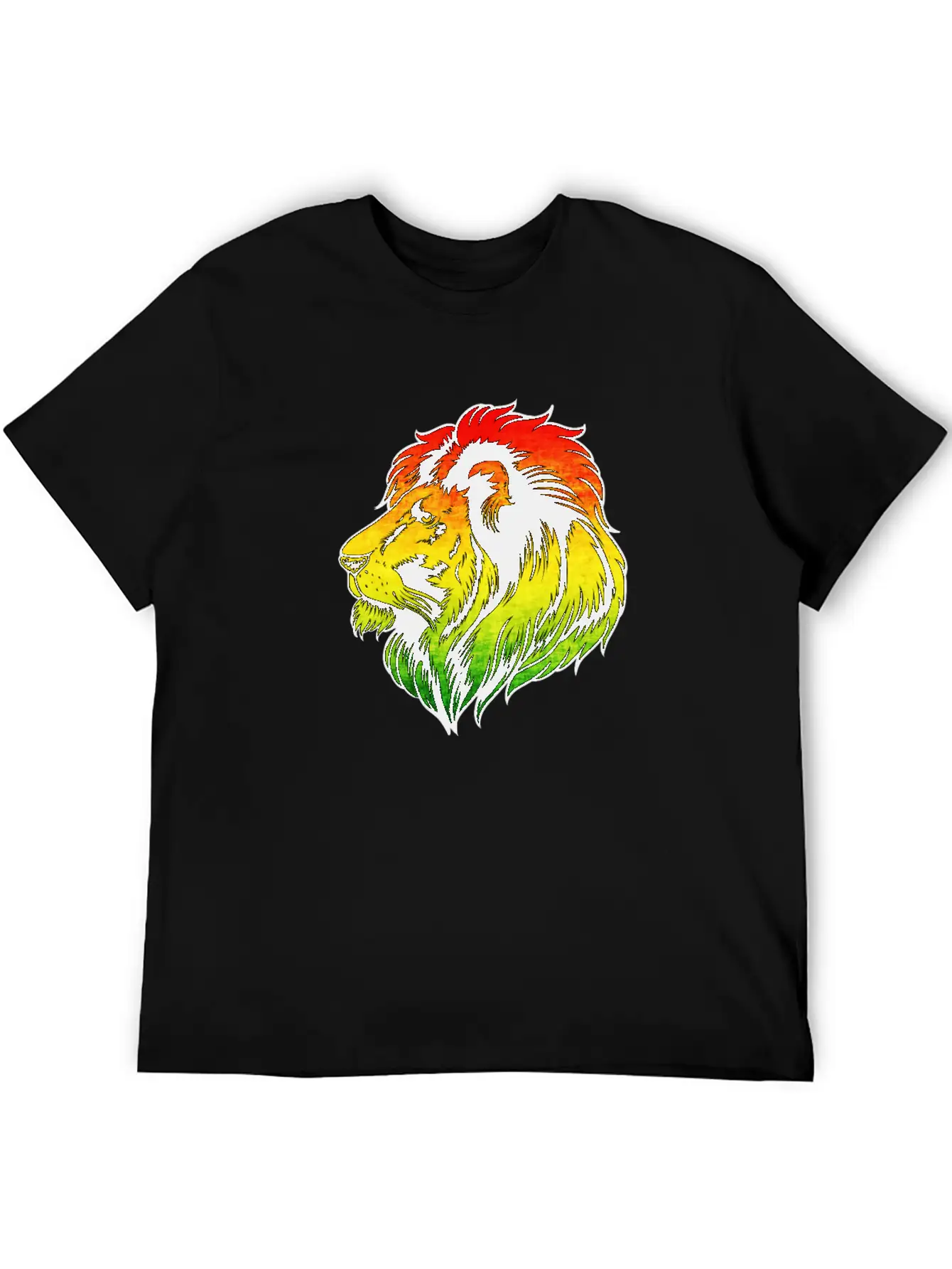 Reggae Music Lion Jamaican Flag Rasta Rastafari Comfortable Minimalist Graphic Tee – Summer Style Essential